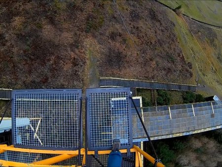 Tandem bungee jumping Harrachov